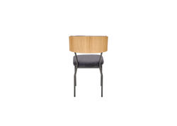 MARTA industrinio stiliaus valgomojo kėdė, minkšta kėdė virtuvei, svetainei