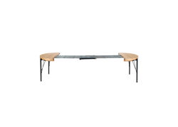 INETA industrinio stiliaus padidinamas pietų stalas, ištraukiamas stalas virtuvei, svetainei, valgomajam