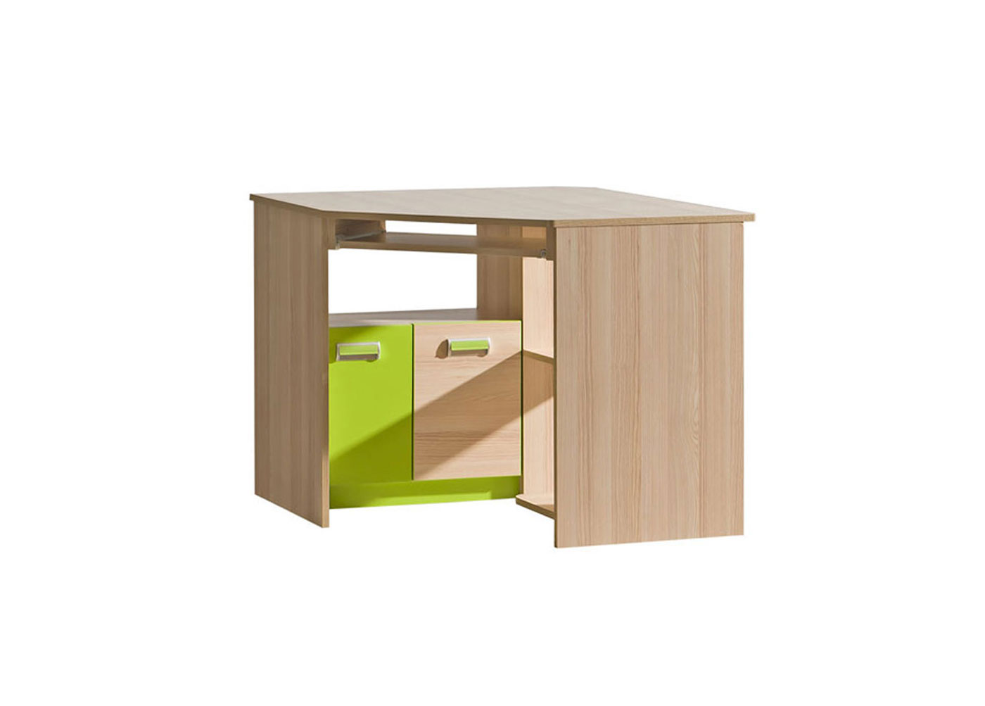 Vaiko kambario baldai | Vaikų, jaunuolio kambario baldų komplektas LO22. Rašomasis stalas, komoda, lova, spinta, lentyna