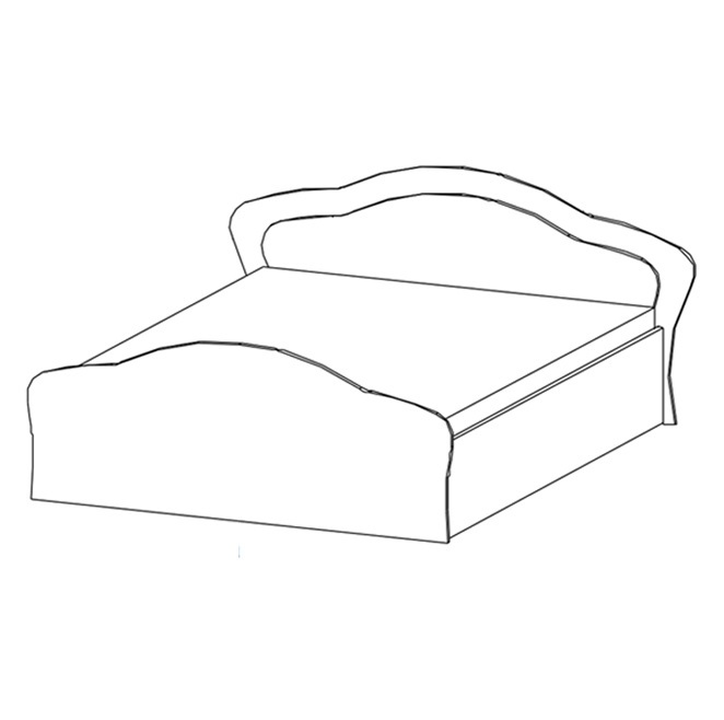 Miegamojo baldai | GBF Miegamojo kambario lova LELIJA
