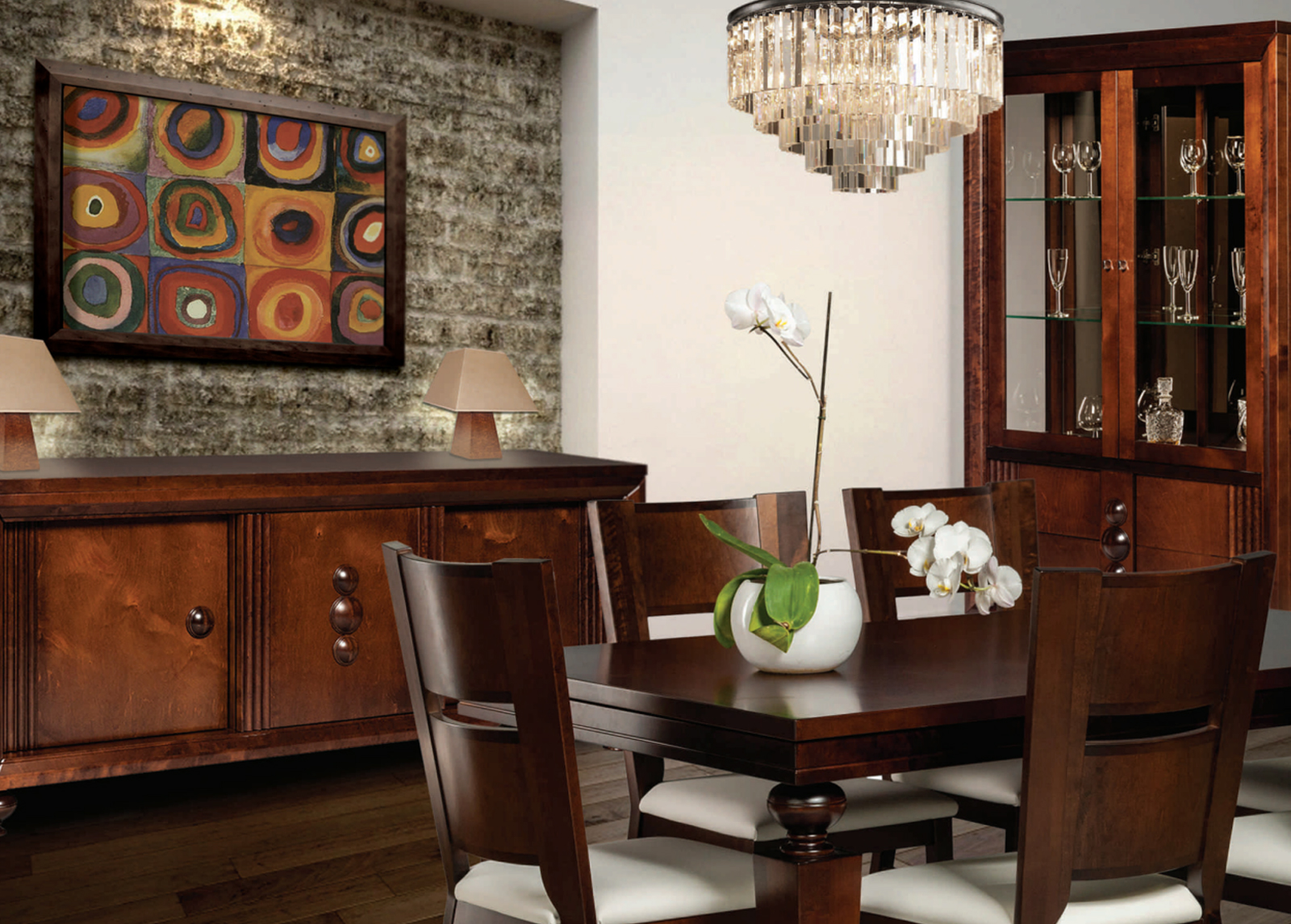Svetainės baldai | Svetainės baldų kolekcija: komoda, TV staliukas, vitrina, indauja, sekcija, kavos staliukas, pietų stalas FLORANS1