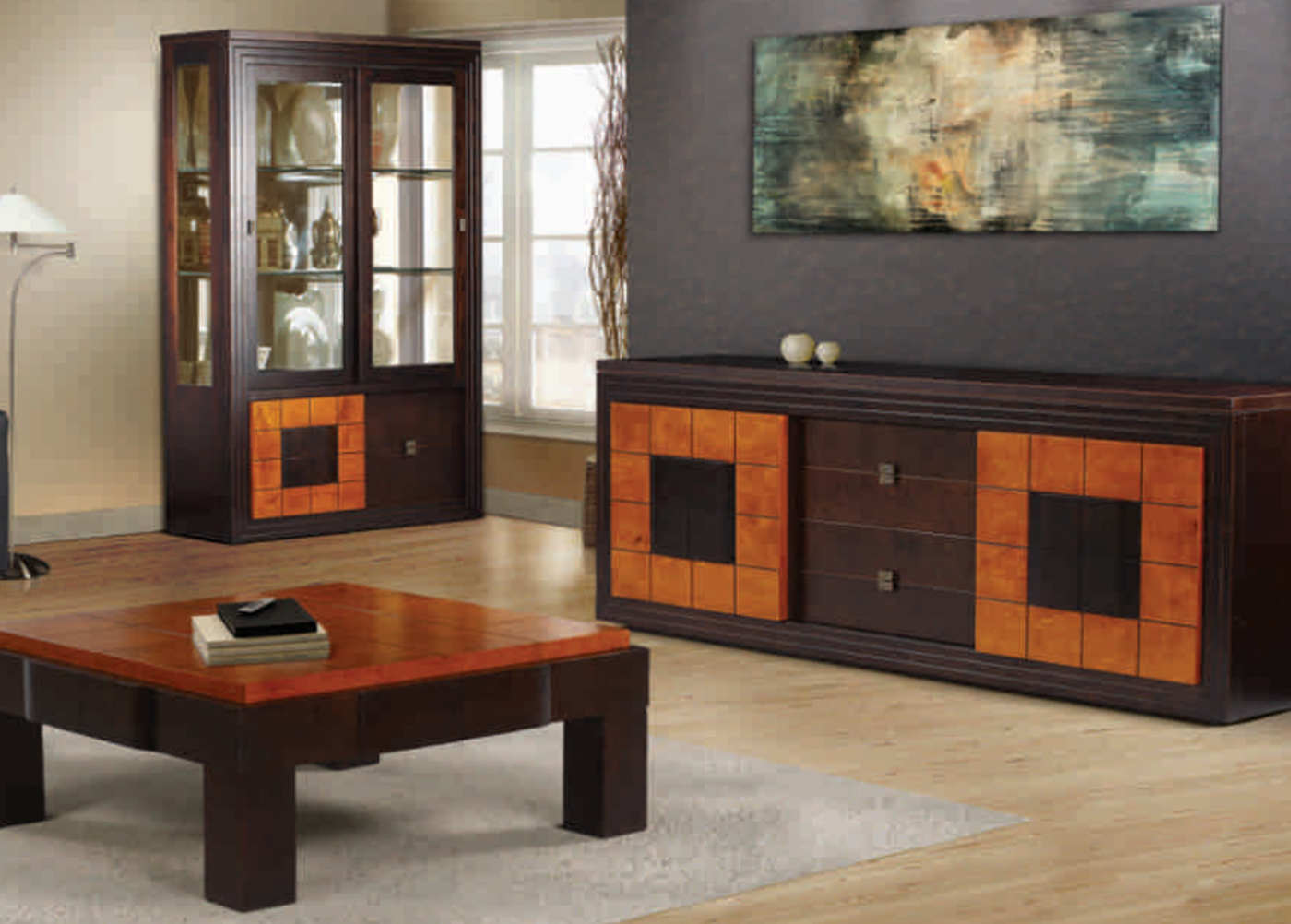 Svetainės baldai | Svetainės baldų kolekcija: komoda, vitrina, indauja, spintelė, staliukas, TV staliukas RITZ