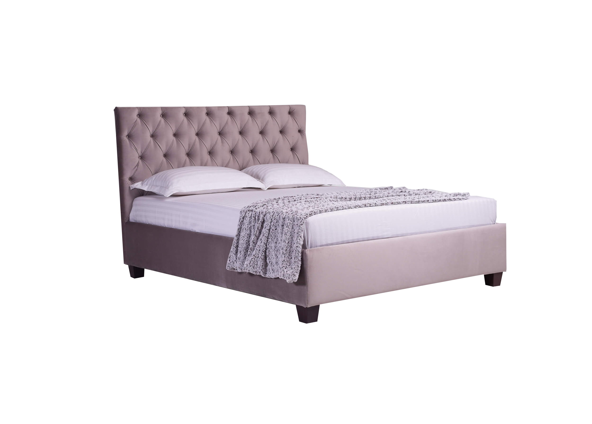 Miegamojo baldai | Klasikinio stiliaus minkšta dvigulė miegamojo kambario lova TERA