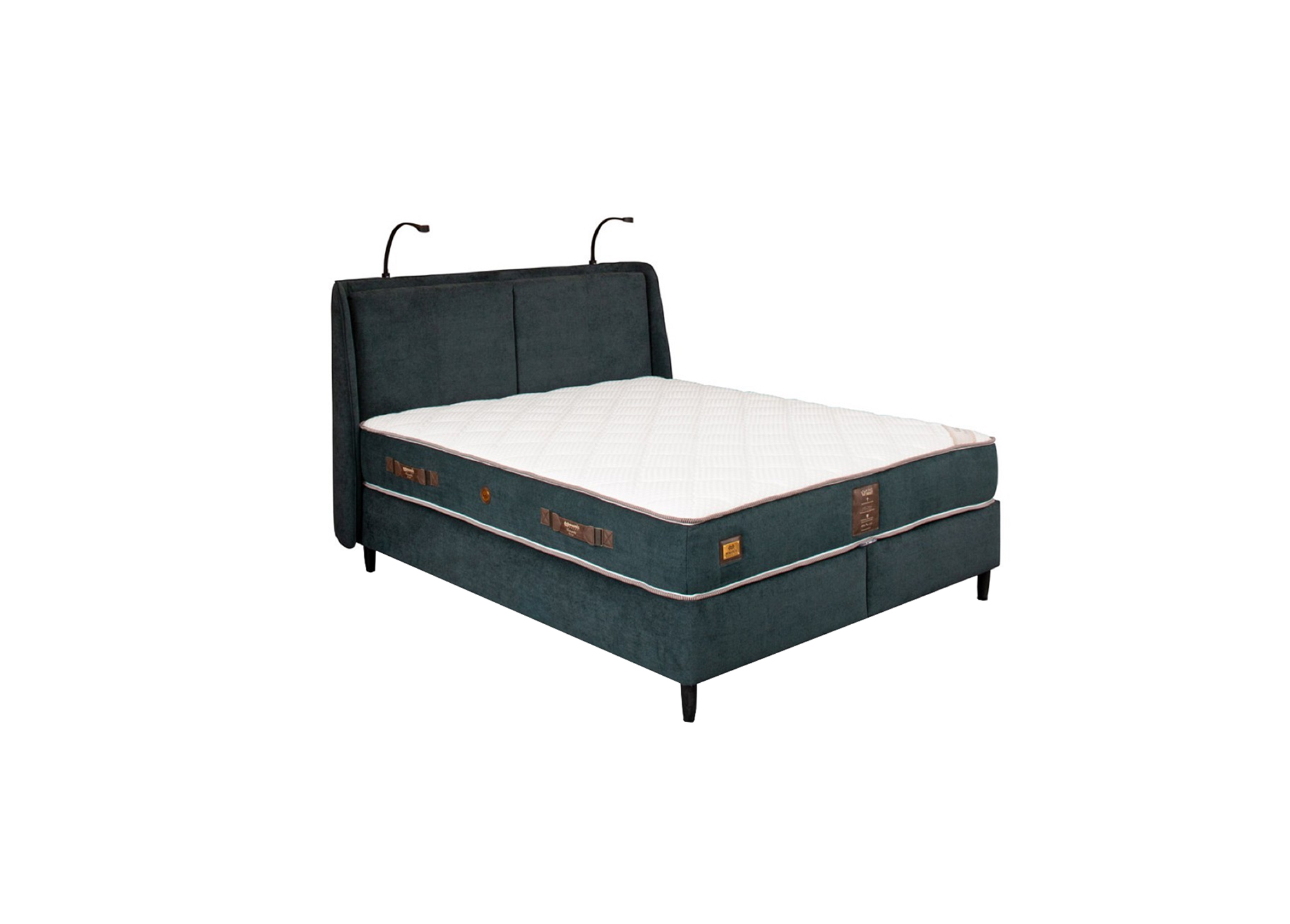 Miegamojo baldai | MAGRĖS BALDAI minkšta miegama dvigulė lova su patalynės dėže miegamajam KING REST