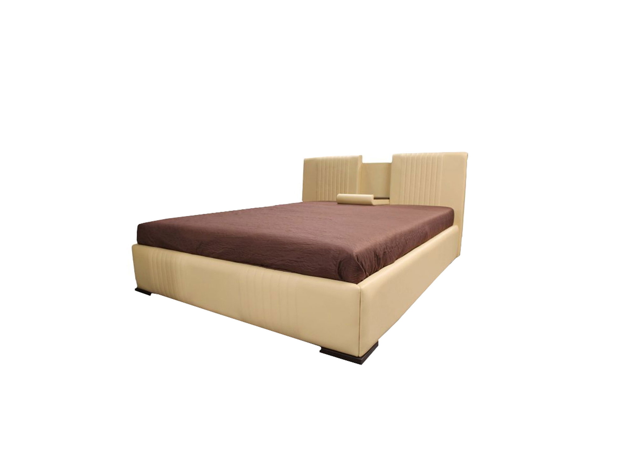 Miegamojo baldai | Minkšta dvigulė miegamojo kambario lova LYRA
