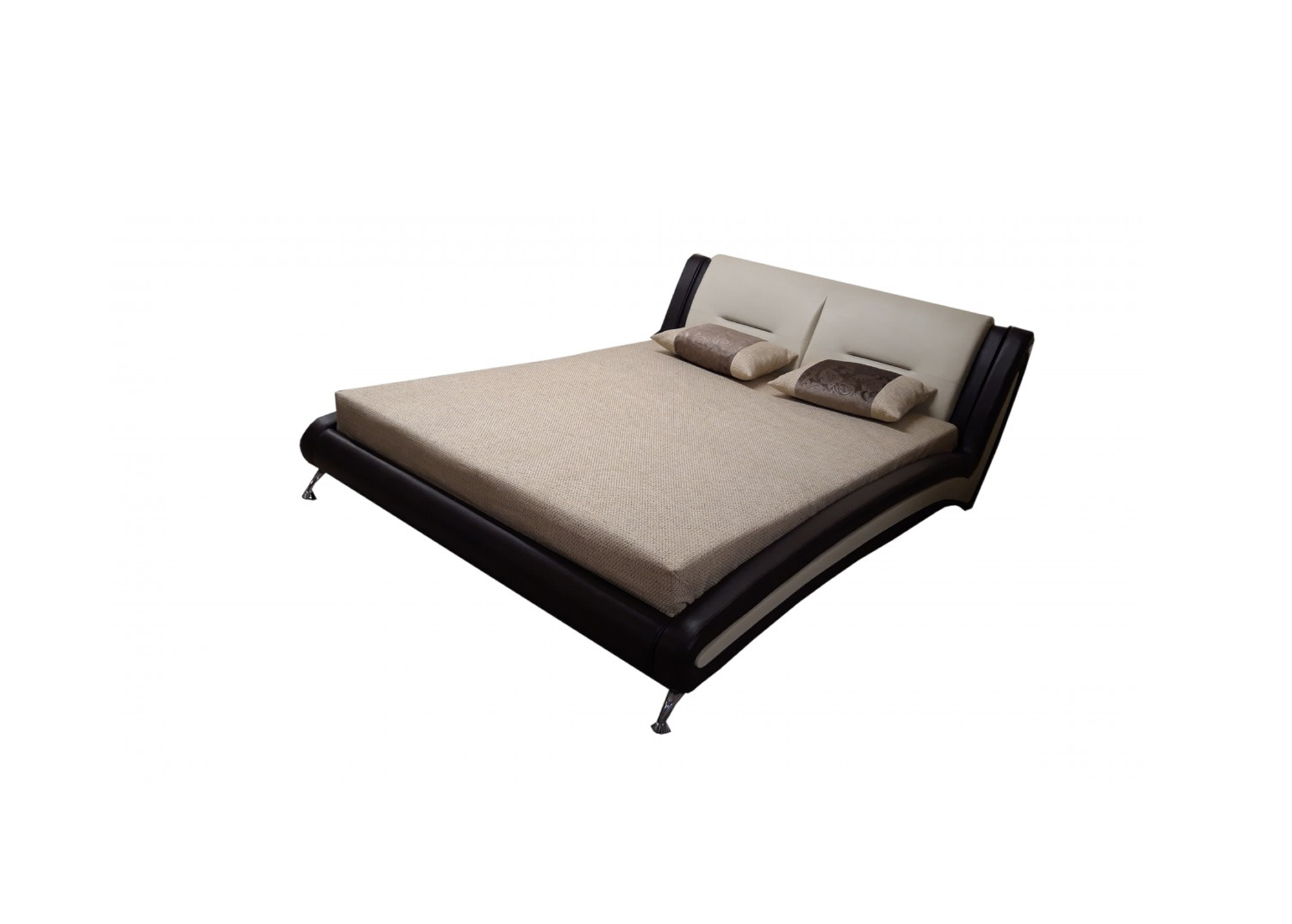 Miegamojo baldai | Minkšta dvigulė miegamojo kambario lova BL64