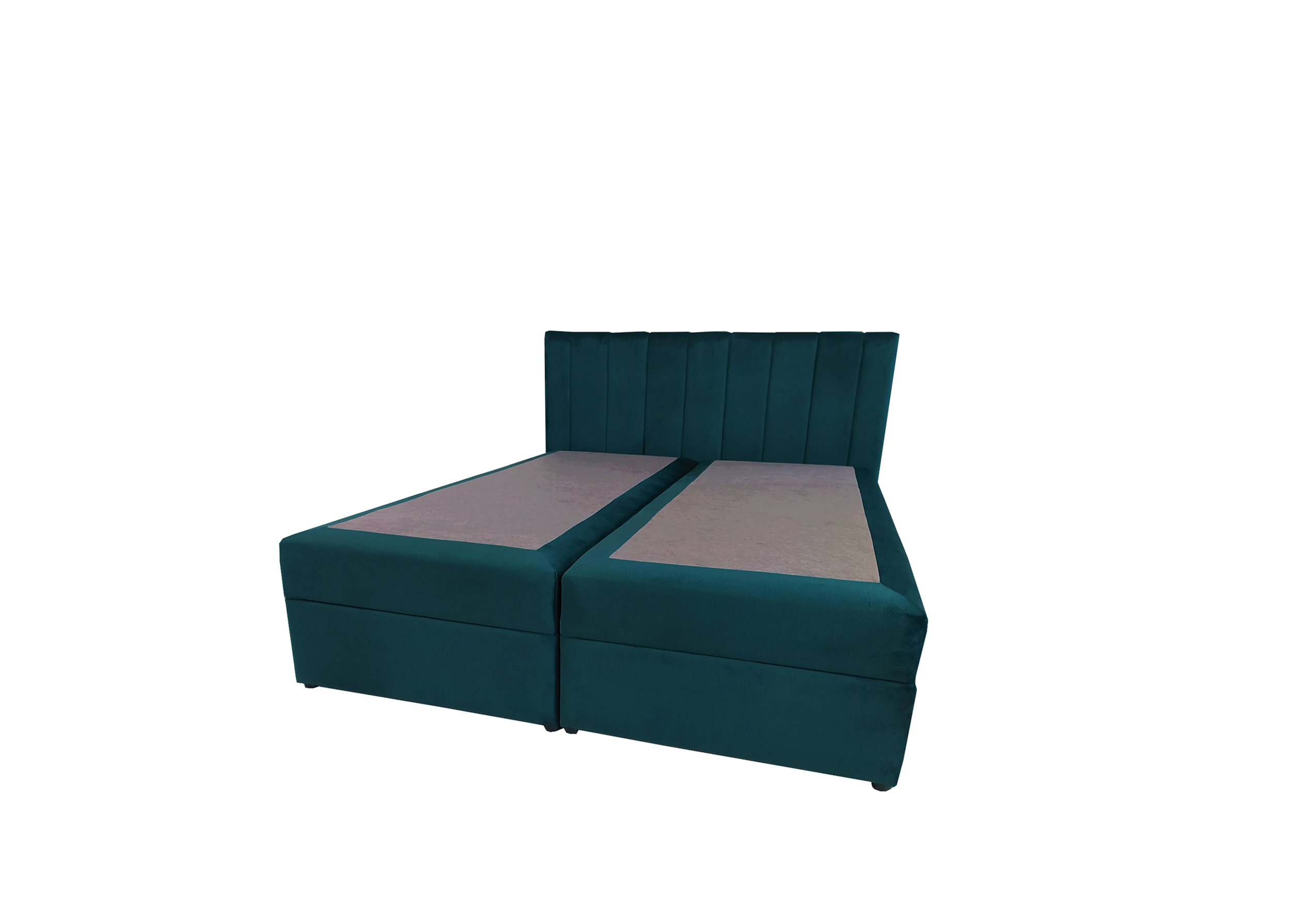 Miegamojo baldai | Minkšta dvigulė miegamojo kambario lova su patalynės dėže JF