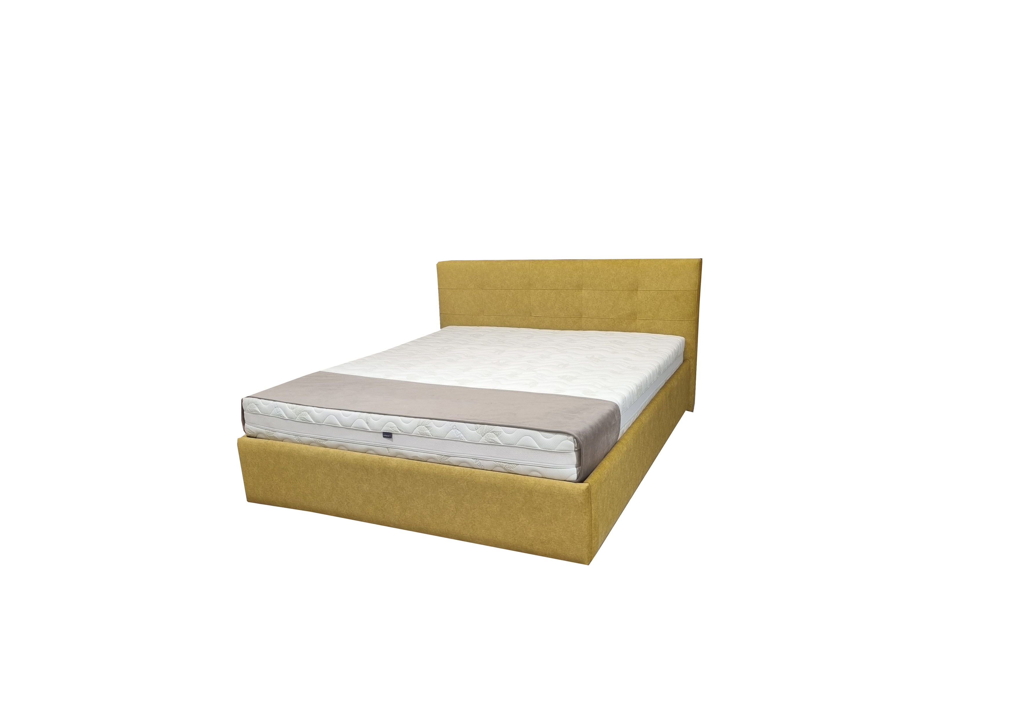Miegamojo baldai | Minkšta dvigulė miegamojo kambario lova su patalynės dėže AŽ13