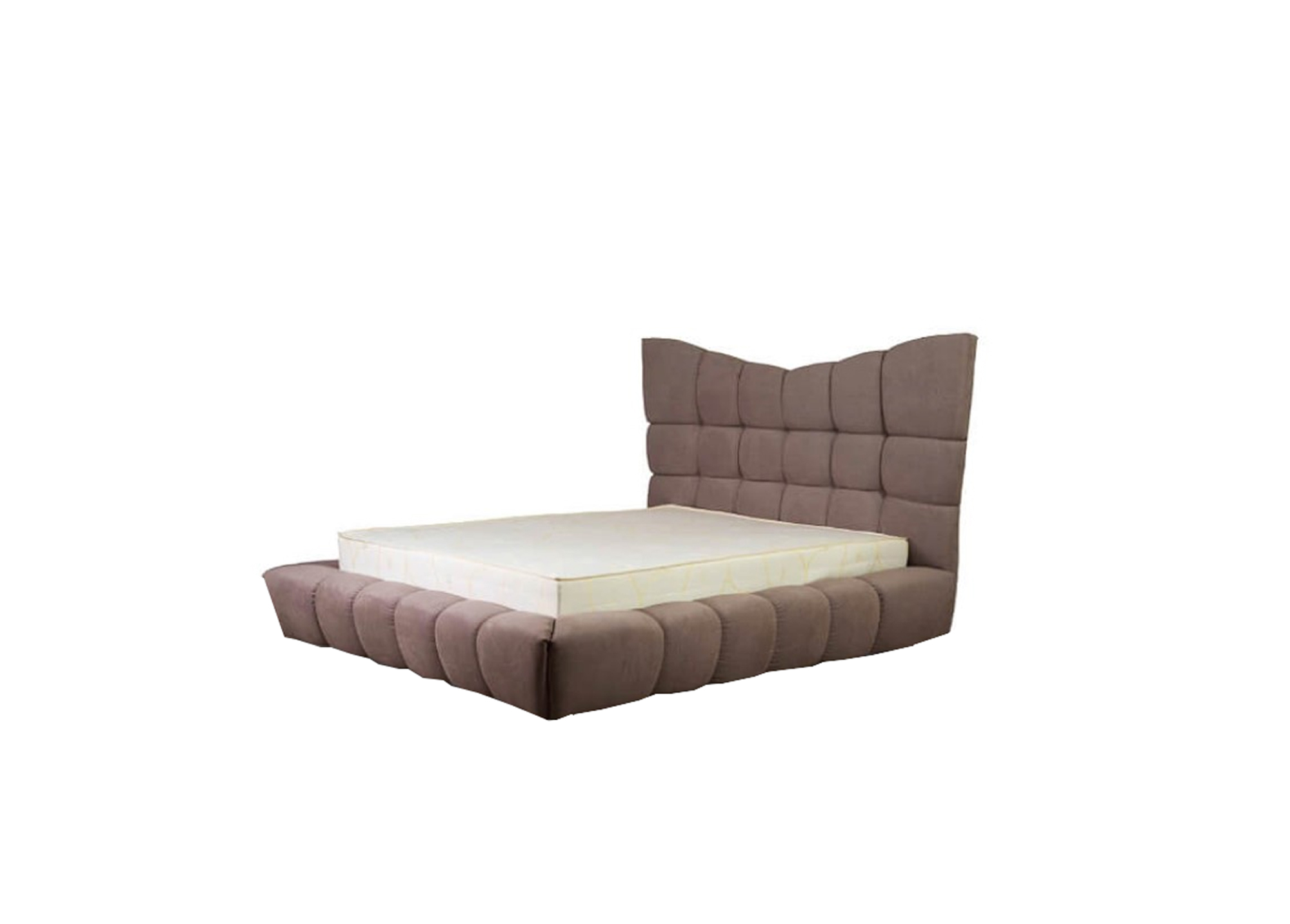 Miegamojo baldai | Minkšta dvigulė miegamojo kambario lova su patalynės dėže AŽ15