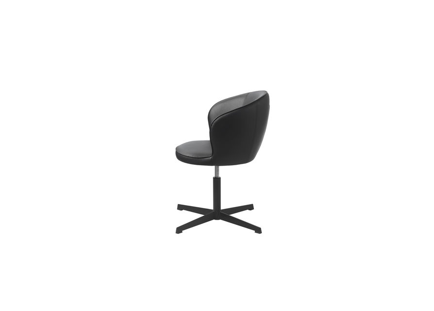 Biuro baldai | Skandinaviško dizaino reguliuojamo aukščio biuro kėdė vaikų, jaunuolio kambariui, biurui GA19 JUODA