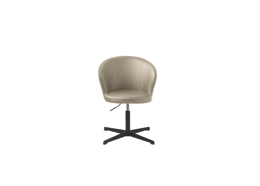 Biuro baldai | Skandinaviško dizaino reguliuojamo aukščio biuro kėdė vaikų, jaunuolio kambariui, biurui GA20 TAUPE