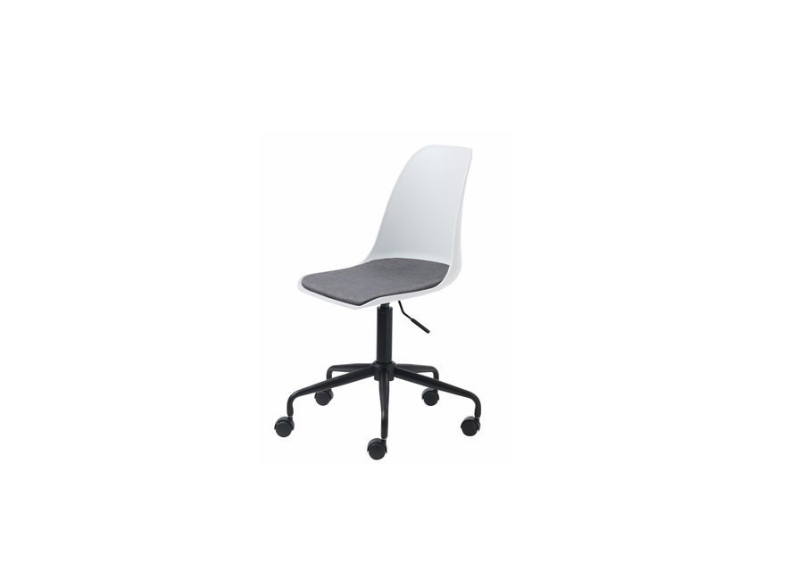 Svetainės baldai | Skandinaviško dizaino reguliuojamo aukščio biuro kėdė vaikų, jaunuolio kambariui, biurui WH15 BALTA