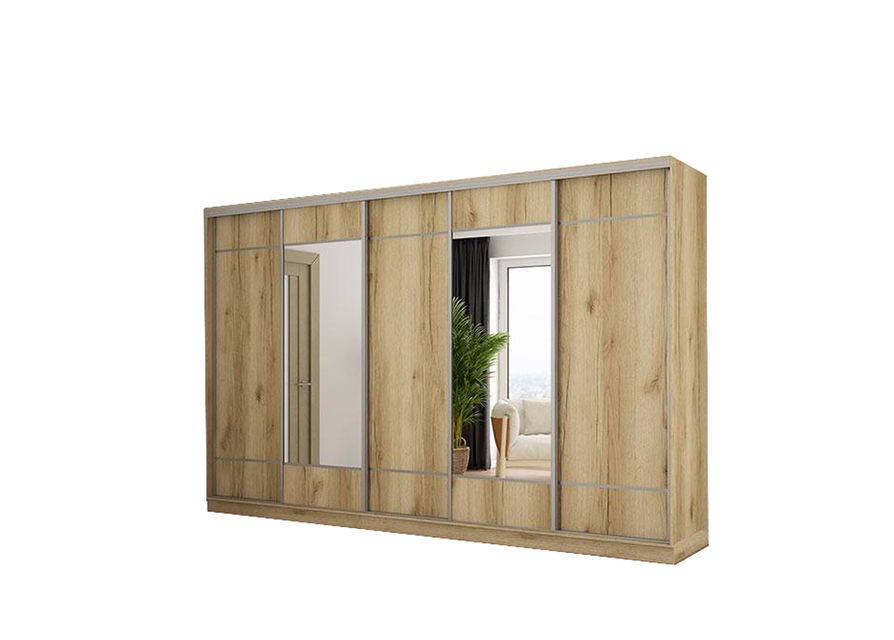 Svetainės baldai | 5D/400 spinta miegamajam, prieškambariui, svetainei, vaikų kambariui, biurui