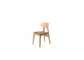 LIVO 2 TAN klasikinio dizaino ąžuolo masyvo kėdė virtuvei, valgomajam, svetainei