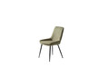 MILTON 4 ALYVUOGIŲ ŽALIA ergonomiškos formos minkšta kėdė virtuvei, valgomajam, svetainei 