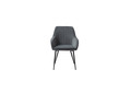 MELFORT 6 GRANITO minkšta kėdė, foteliukas valgomajam, virtuvei, svetainei, pietų, virtuvės stalui 