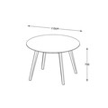 RHO 11 skandinaviško stiliaus pietų stalas, virtuvės, valgomojo, svetainės stalas