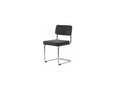 Svetainės baldai | RU6 PILKA minkšta kėdė valgomajam, virtuvei, svetainei, pietų, virtuvės stalui