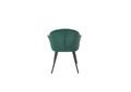 H48 TAMSIAI ŽALIA kėdė - foteliukas valgomajam, virtuvei, svetainei, pietų, virtuvės stalui