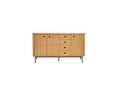 MARTA KM-1 industrinio stiliaus komoda su stalčiais ir durelėmis svetainei, miegamojo, valgomojo kambariui, biurui