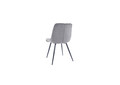 S25 PILKA minkšta kėdė, foteliukas valgomajam, virtuvei, svetainei, pietų, virtuvės stalui 