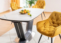 ARNAS C modernaus stiliaus padidinamas pietų stalas, ištraukiamas stalas virtuvei, svetainei, valgomajam