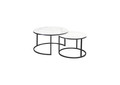 ERSA C modernaus industrinio stiliaus kavos staliukai, staliukų rinkinys svetainei, valgomajam, biurui