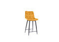 S37 GELTONA minkšta baro kėdė virtuvei, svetainei, patogi valgomojo kėdė