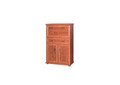 OSTINAS30 klasikinio dizaino svetainės baldų komplektas: vitrina, spintelė