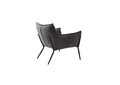 CALGARY1 TAMSIAI PILKA minkštas modernus foteliukas, krėslas, kėdė virtuvei, svetainei, valgomajam