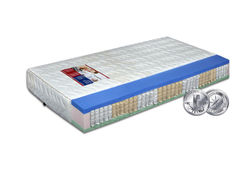 ROJUS spyruoklinis Multipocket dvipusis čiužinys su viskoelastine medžiaga VISCOOL miegamojo lovai