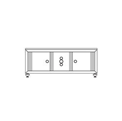 Svetainės baldai | FLORANS1 ART190K medinė komoda miegamajam, svetainei, valgomajam, prieškambariui, biurui 