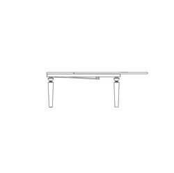 Svetainės baldai | FLORANS ART199KA pietų stalas, ištraukiamas virtuvės, valgomojo, svetainės stalas, medinis