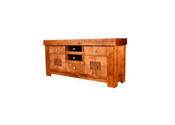 Svetainės baldai | DORIS ART1011B medinė komoda, TV staliukas, spintelė svetainės, valgomojo kambariui, biurui