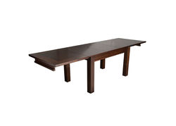 NURIT ART810 medinis pietų stalas, išskleidžiamas virtuvės, svetainės, valgomojo stalas