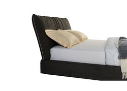 LINN minimalistinė dvigulė minkšta miegamojo kambario lova 