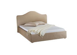 AMAZON minimalistinė, elegantiška, minkšta dvigulė miegamojo kambario lova 
