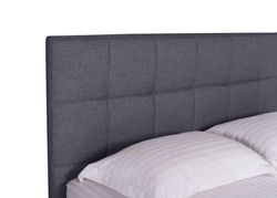 Miegamojo baldai | ERSA minimalistinė moderni minkšta dvigulė miegamojo kambario lova