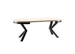 Svetainės baldai | NORA 120 pietų stalas, ištraukiamas virtuvės, valgomojo, svetainės stalas 
