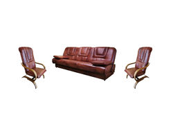 Svetainės baldai | FIGA 3+1+1 sofa miegama, fotelis - minkštų baldų komplektas svetainei, valgomajam, biurui  