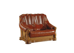 FREDAS II 3+2+1 sofa, miegama sofa, fotelis - minkštų baldų komplektas su medienos apdaila svetainei, valgomajam, biurui  