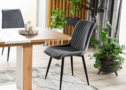Svetainės baldai | S2 TAMSIAI ŽALIA minkšta kėdė valgomajam, virtuvei, svetainei, pietų, virtuvės stalui 
