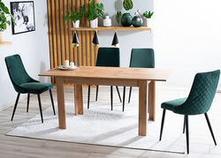 S3 JUODA minkšta kėdė valgomajam, virtuvei, svetainei, pietų, virtuvės stalui 