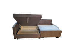 Svetainės baldai | ARE17 minkštas miegamas kampas su patalynės dėže svetainei, vaikų, jaunuolio kambariui, biurui
