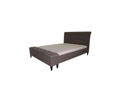 Miegamojo baldai | EIRA4 minkšta miegamojo kambario lova su patalynės dėžė ir pufu - minkštasuoliu 