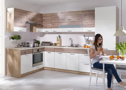 Virtuvės baldai | Pastatoma, pakabinama virtuvės spintelė, ūkinė spinta, lentyna - virtuvės baldų kolekcija E