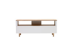 Valgomojo baldai | AM6 skandinaviško stiliaus TV staliukas, spintelė svetainei, valgomajam, biurui 