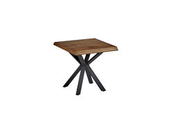 Valgomojo baldai | Industrinio stiliaus kavos staliukas, šoninis staliukas svetainei, valgomajam, biurui AR10 RŪKYTAS ĄŽUOLAS