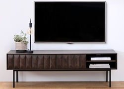 LATINA 3 modernaus dizaino TV staliukas, spintelė svetainei, valgomajam, biurui 