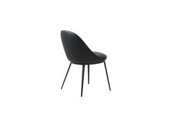 Svetainės baldai | Minkšta kėdė - foteliukas valgomajam, virtuvei, svetainei, pietų, virtuvės stalui GA1 JUODA